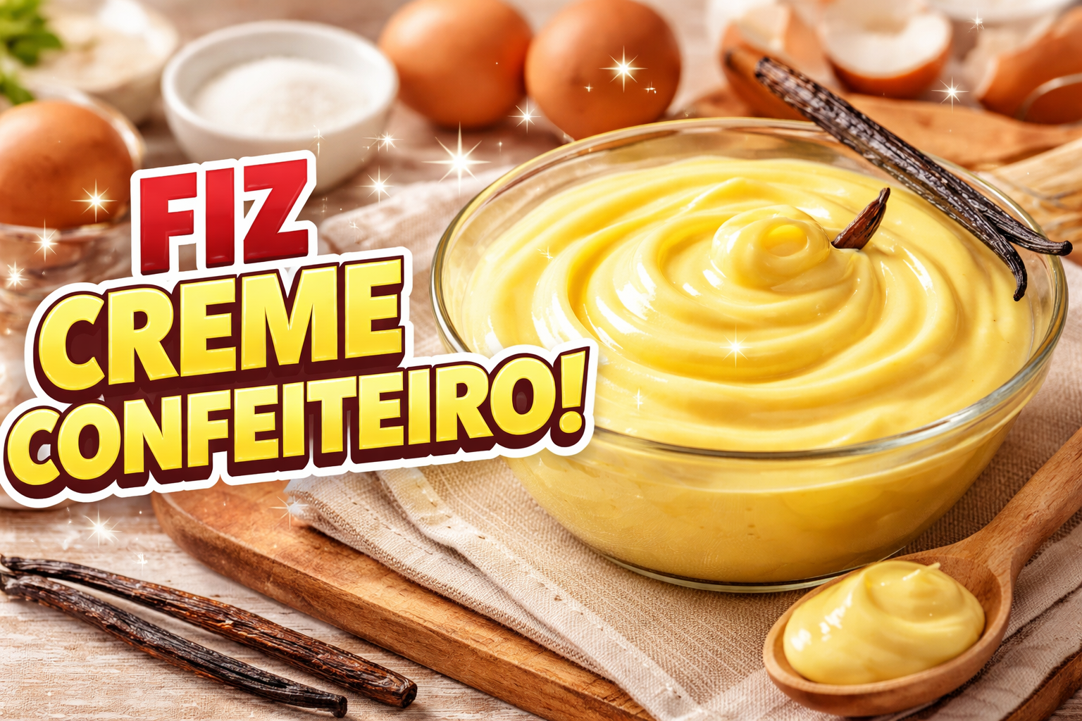 Creme Confeiteiro Clássico (Crème Pâtissière)
